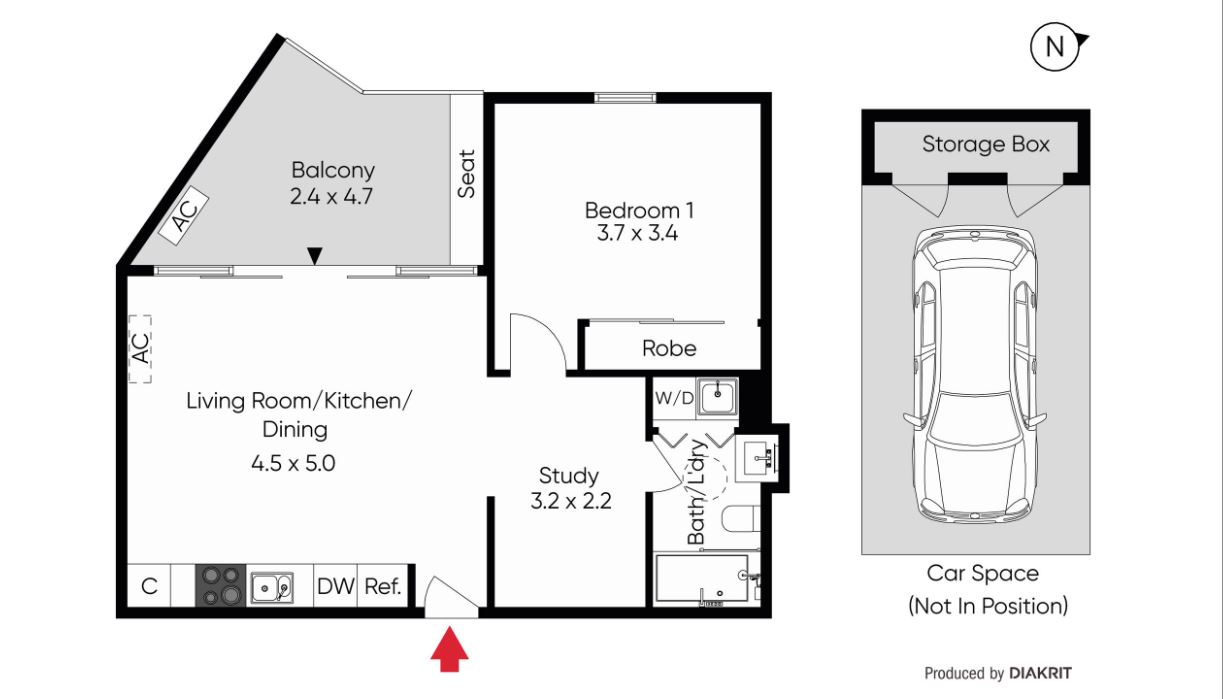 Floorplan for 8/42 Eucalyptus Drive, Maidstone